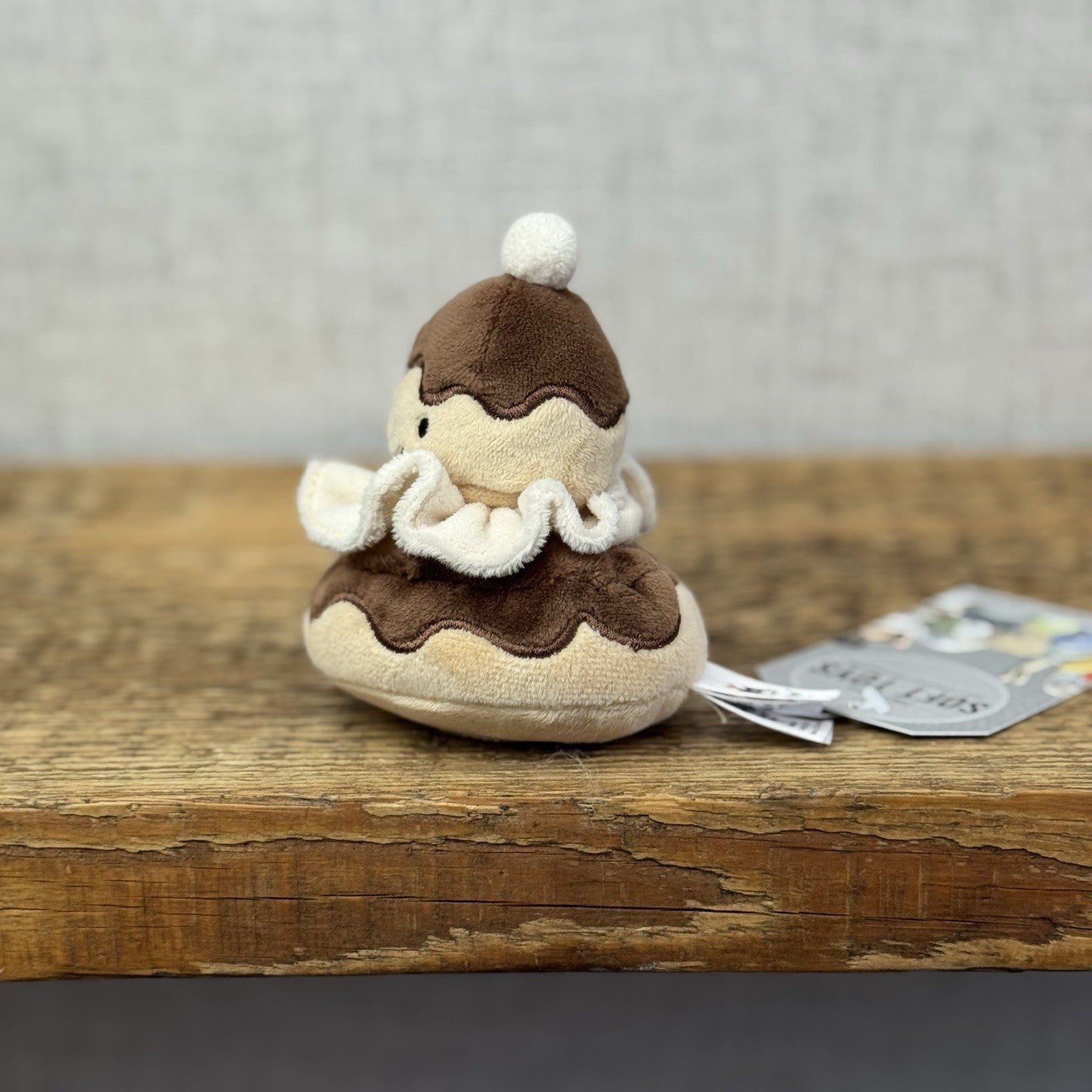 Jellycat Pretty Patisserie Religieuse - Small Cake Pastry Plush Retired 4"