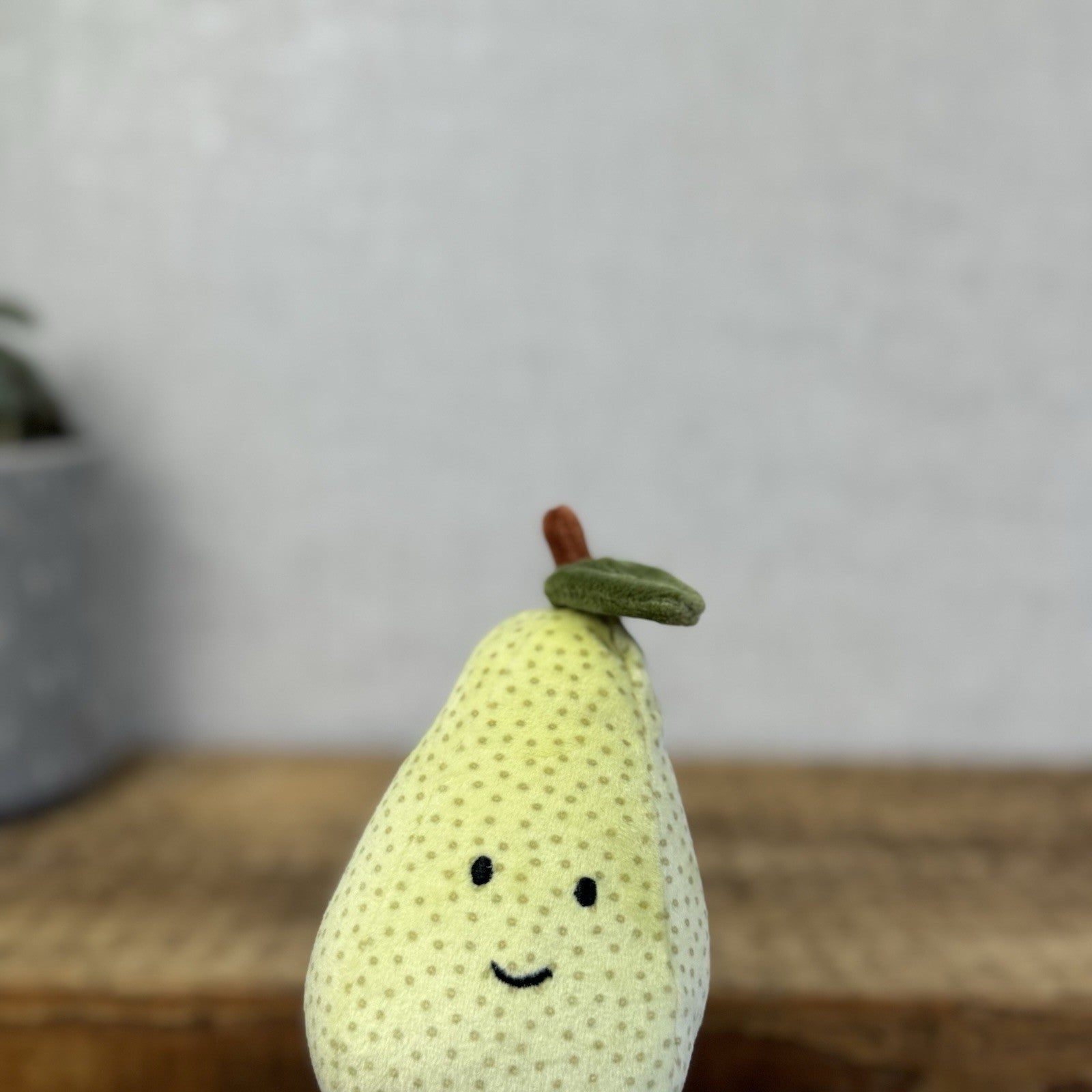 Jellycat Fabulous Fruit Pear -New Small Pear Play Food - Pear Plush Soft Toy 5" 