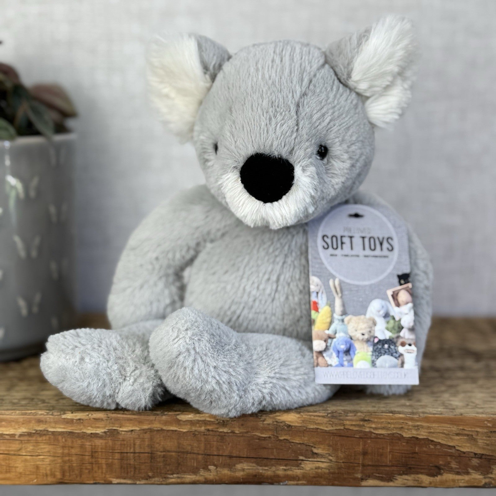 Jellycat Benji Koala Small - Retired Soft Grey Beanie Koala Snugglet 11”