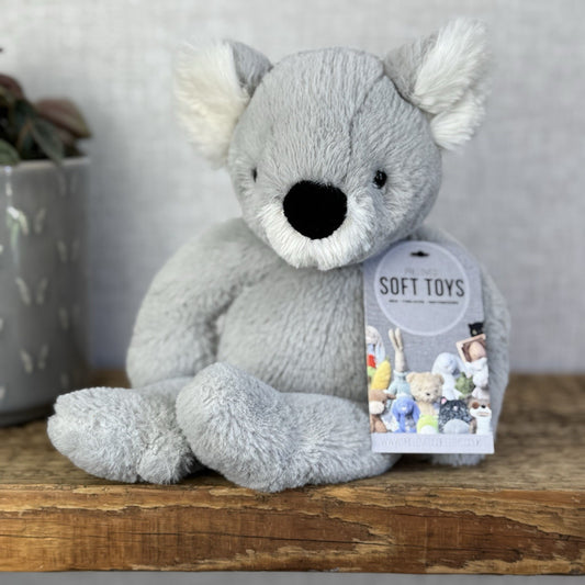 Jellycat Benji Koala Small - Retired Soft Grey Beanie Koala Snugglet 11”