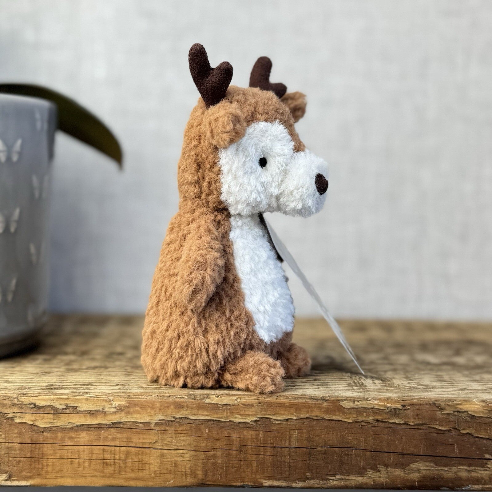 Jellycat Wee Reindeer - Tiny Reindeer Soft Toy Beanie Pocket Pal Christmas 5”