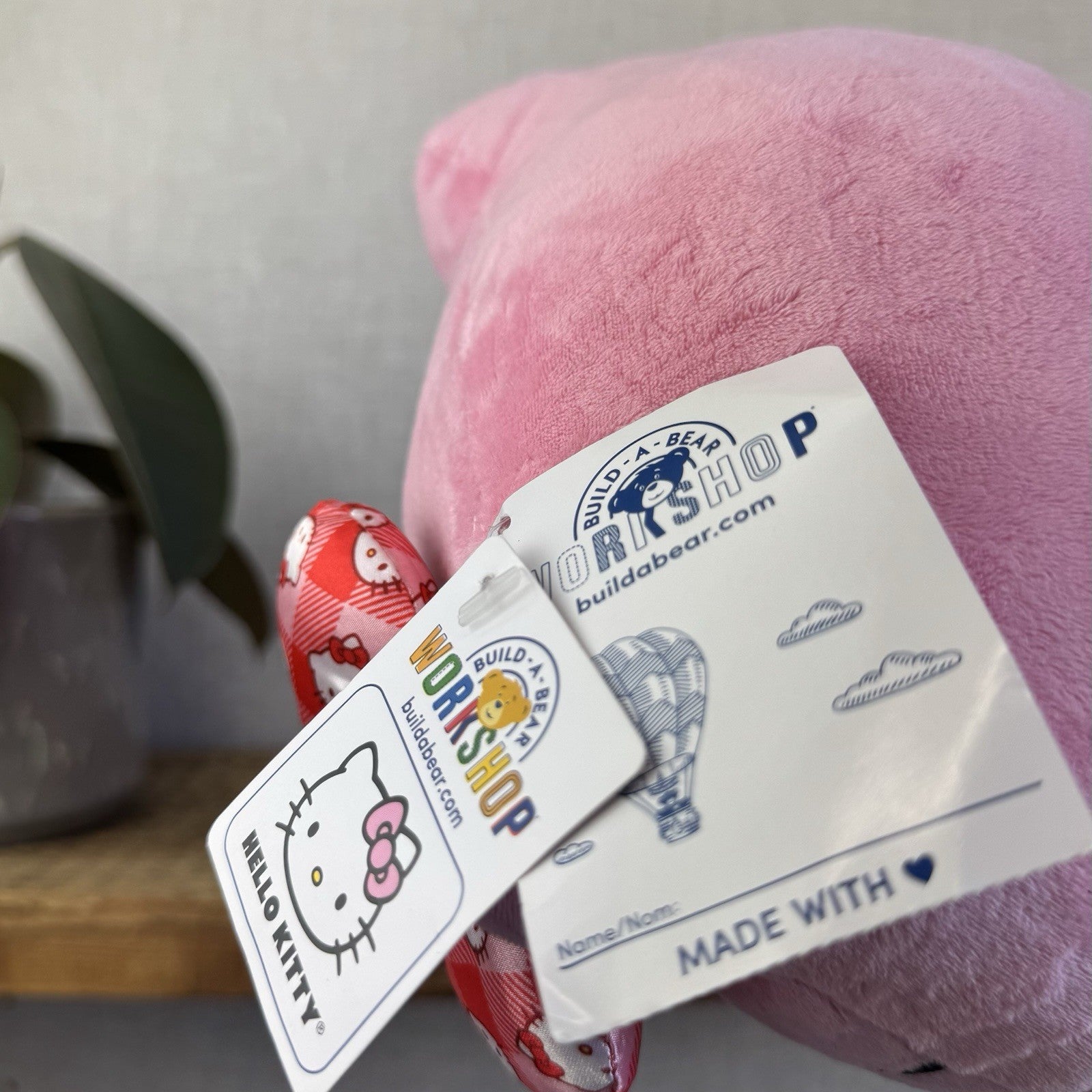 Build A Bear Hello Kitty Holly Jolly - Pink BAB Sanrio - New With Tags