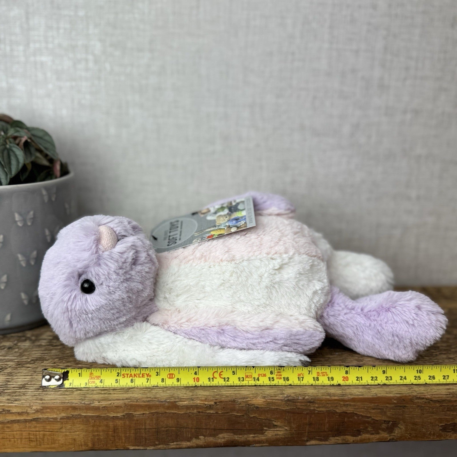 Jellycat Medium Bashful Honey “Blossom” - Rare Medium Honey With Custom Ears 12”