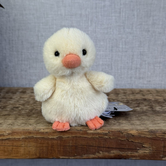 Jellycat Tiny Yellow Fluffy Chick - Miniature Fluffy Soft Toy Duck Chick Rare 4”