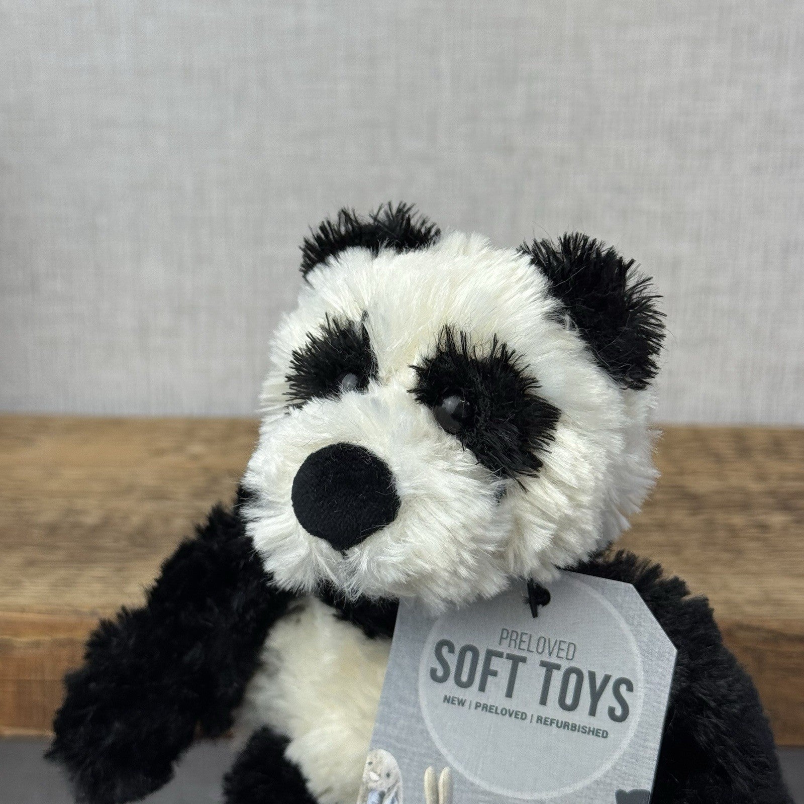 Jellycat Tiny Pickles Panda - Vintage Jellycat Panda New Without Tags Tiny 8"