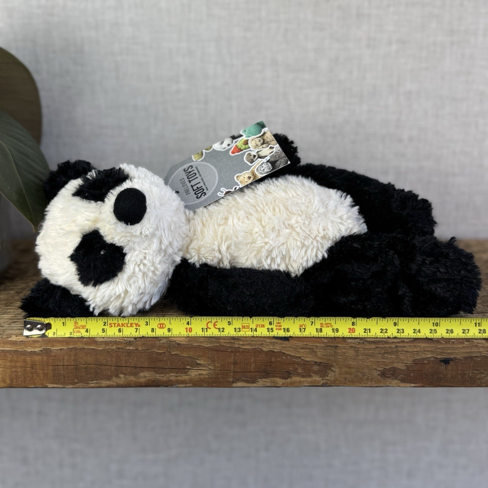 Jellycat Small Bartlesham Panda Teddy Small Size Vintage Collectible Beanie 11”
