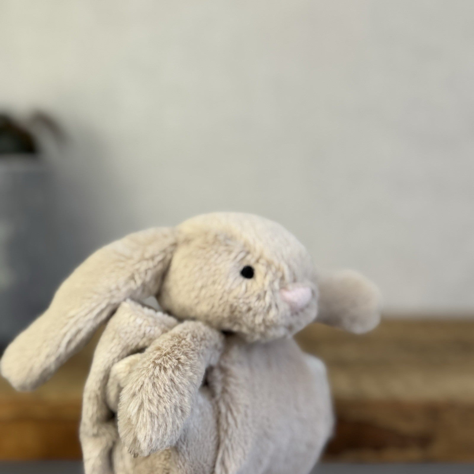 Jellycat Bashful Bunny Roll Up Soother - Beige Bunny Soother NWOT Retired 