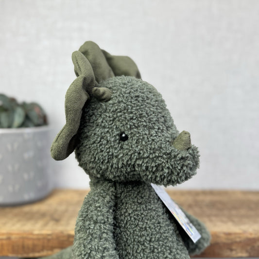 Jellycat Allenby Dinosaur - Little White Company Exclusive Green Dino 14"