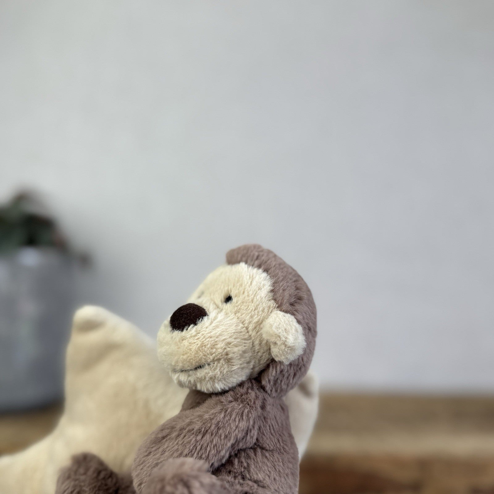 Jellycat Bashful Monkey Musical Pull - Brown Monkey Stars Lullaby Retired Rare