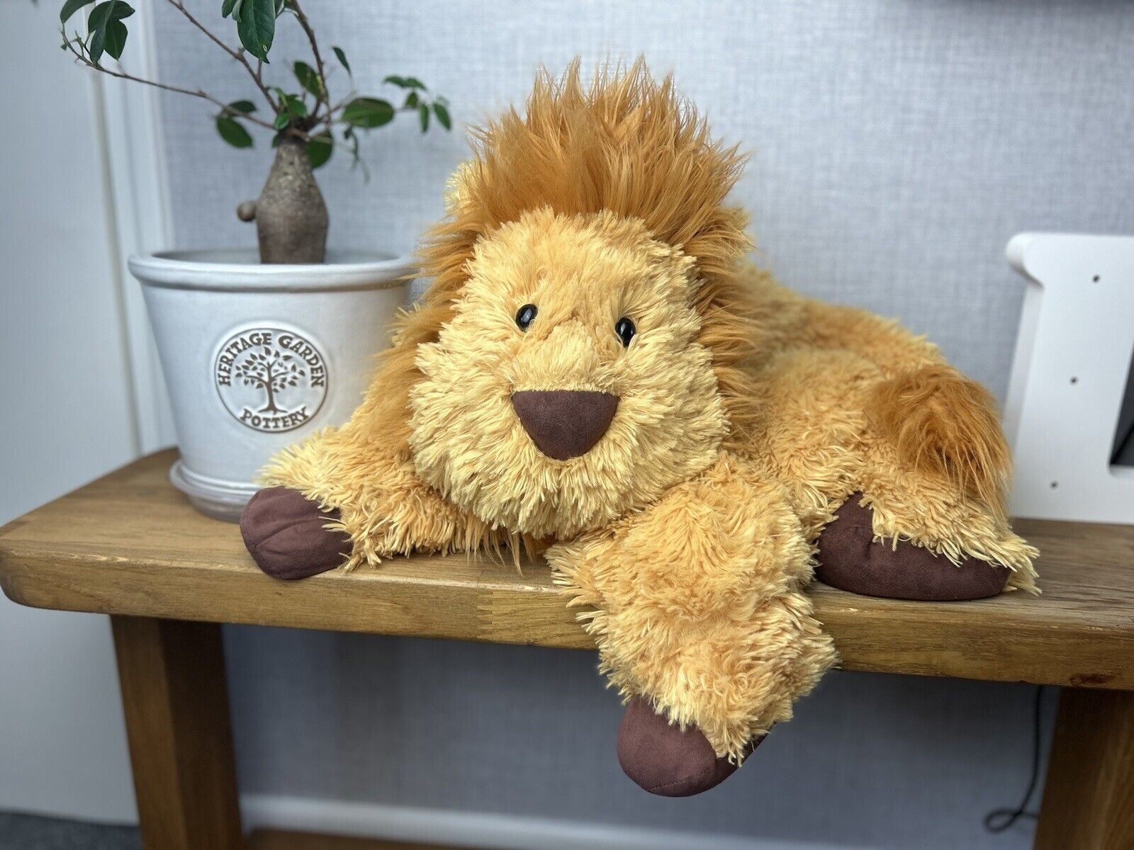 Jellycat HUGE Truffles Lion - Truffles Lion - Large Pillow Plush Lion Soother