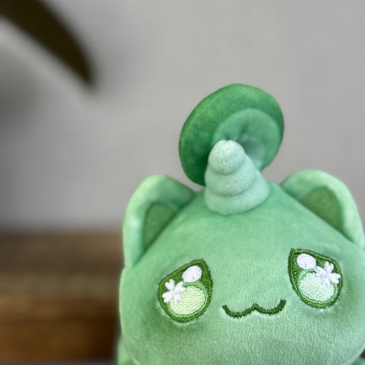 Aphmau MeeMeows - Green Unicorn Cat Sharock Limited Edition Cat Plush 6"