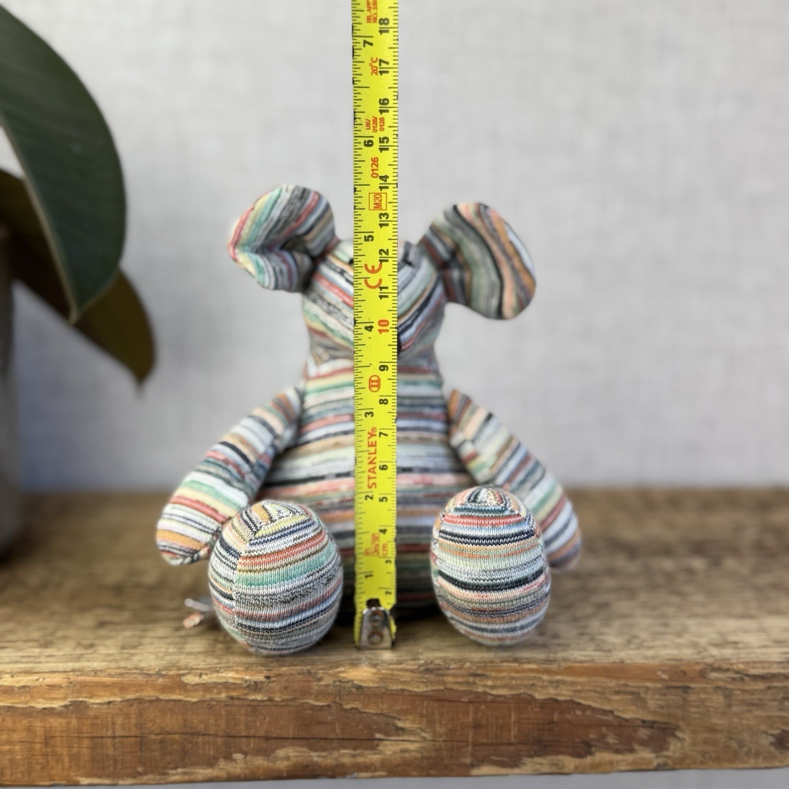 Muji Yarn Mouse - Recycled Yarn Mouse Beanie (Jellycat Collab) Small Mouse 5”