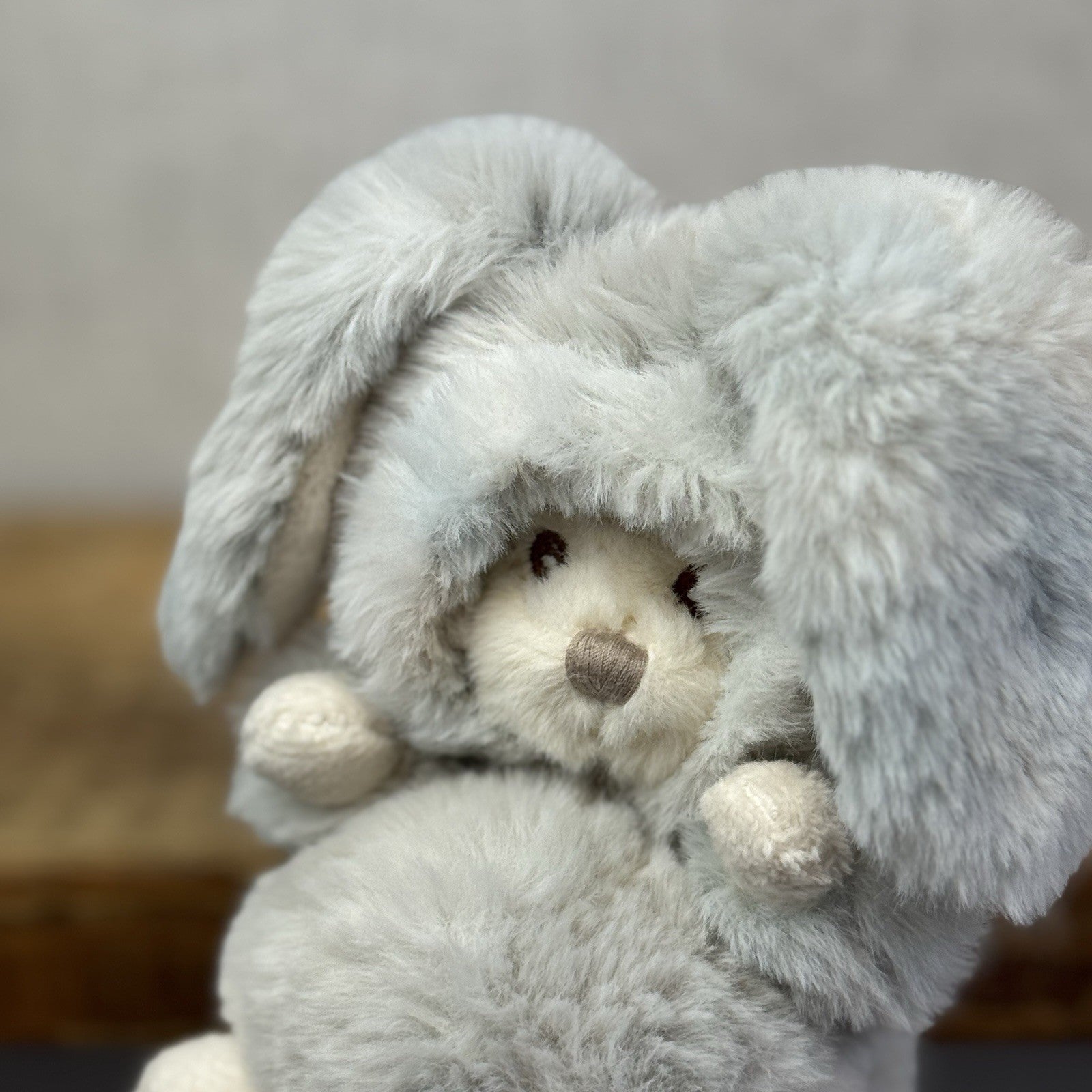 Bukowski Bears Ziggy Winter Rabbit Bear - Mini Grey Bunny Rabbit Bear Dress Up 