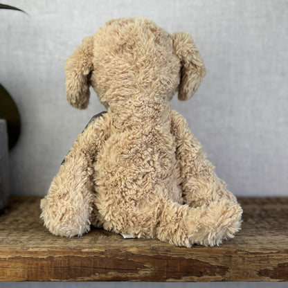 Jellycat Medium Mumble Dog - Iggle Squiggle Medium Textured Honey Puppy 12”