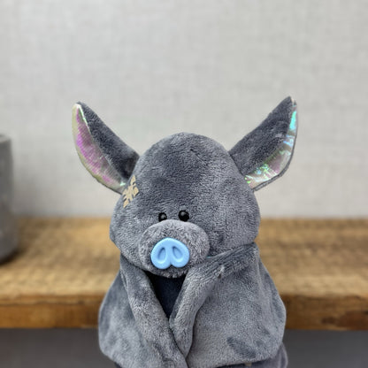 Blue Nose Friends Medium Echo Bat #32 Grey Shiny Bat 8"
