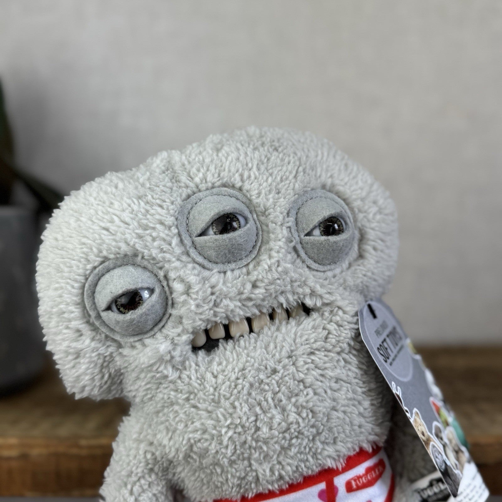 Fuggler Budgie Fuggler - Annoyed Alien Heart Underpants 3 eyed Fuggler Cute 9”