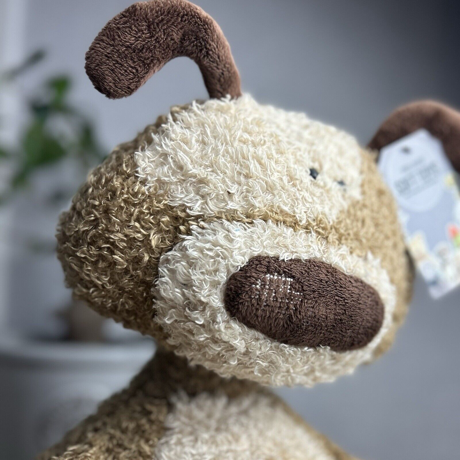Jellycat Tumblebum Dog - Large Plump Dog - Cute Toe Beans Large Spot Dog 14”