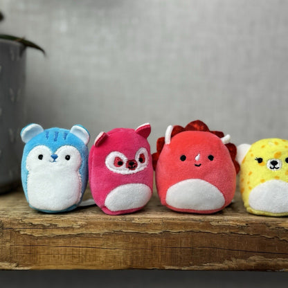 Squishmallow Squishville - Bright Squad x4 - Lexie, Tristan, Lecia, Santiago 2"