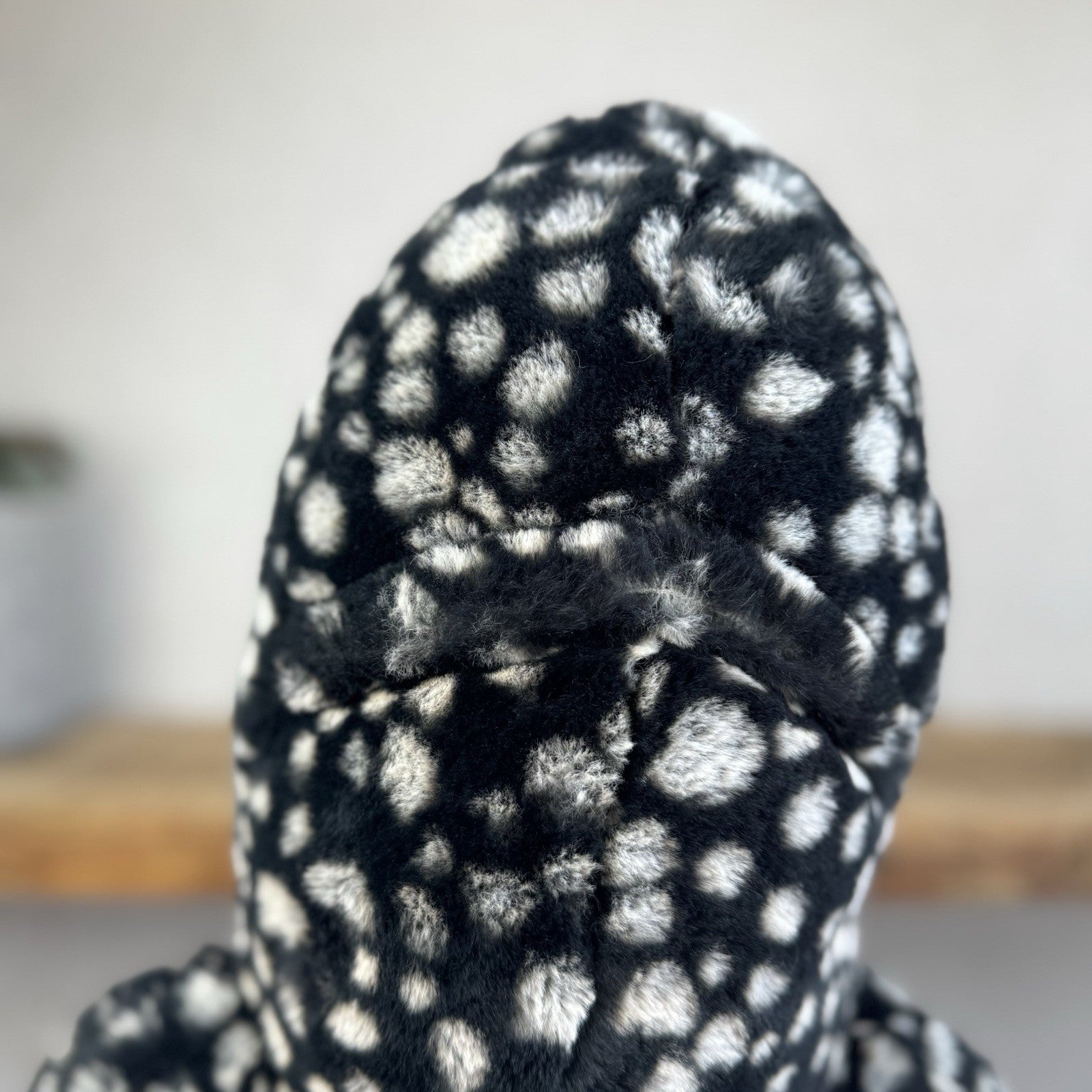 Jellycat Large Pebble Shark - Black/White Spot Large Beanie Shark 25"