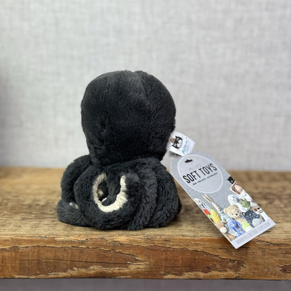 Jellycat Baby Inky Octopus - Tiny Black Octopus - Sea Small Octopus Beanie 5"
