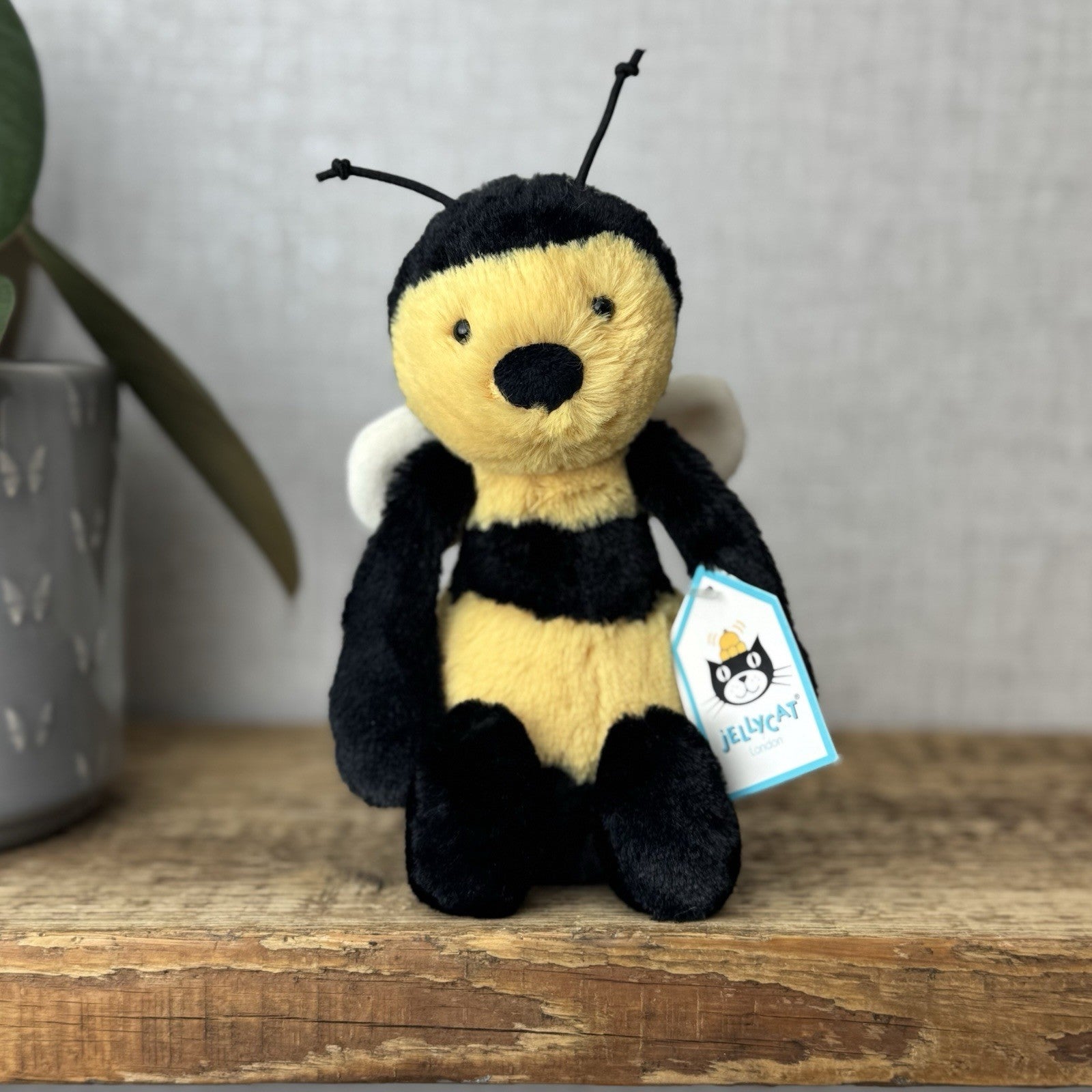 Jellycat Small Bashful Bee - Old Style Bumble Bee Beanie Plush New With Tags 8”