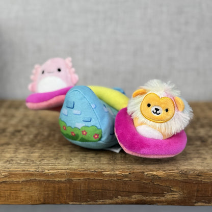 Squishmallow Squishville - Archie And Leonard Playset Lion And Axolotl Play Set