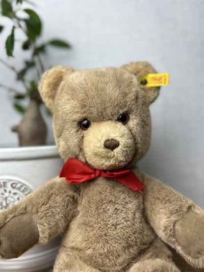 Vintage Steiff Plush Sitting Teddy 0205/35 - Vintage Steiff Teddy Bear Medium