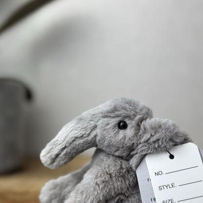 Jellycat Tiny Emile Elephant Grey Baby Elephant  Tiny Plush Rare/Retired 4” (2)