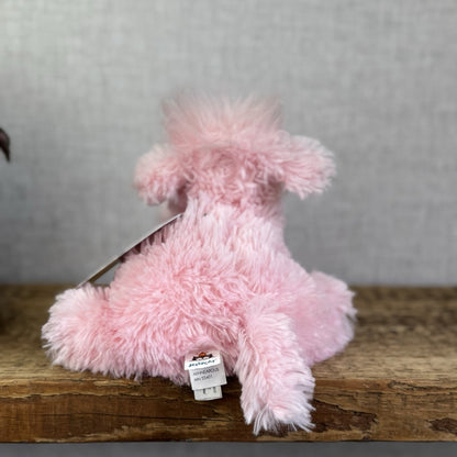 Jellycat Small Pink Truffles Dog Puppy- Floppy Dog Pillow Beanie Rare 7”