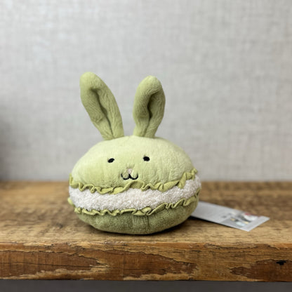 Jellycat Dainty Dessert Bunny Macaron - Green Bunny Amuseable New Without Tag 5”