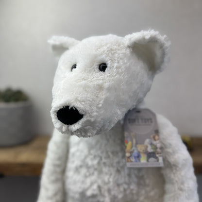 The Little White Company Huge Oscar Bear Pickles Beanie 23" (Jellycat Collab)