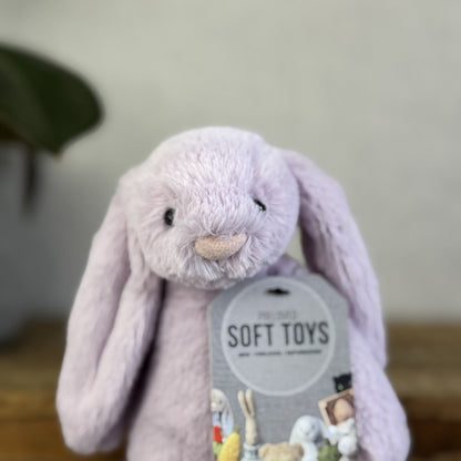 Jellycat Small Hyacinth Bashful Bunny - Little Lilac Purple Bunny Rabbit 8”