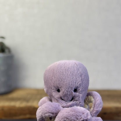 Jellycat Baby Maya Octopus - Mini Purple Octopus Plush Beanie Small Toy 5”