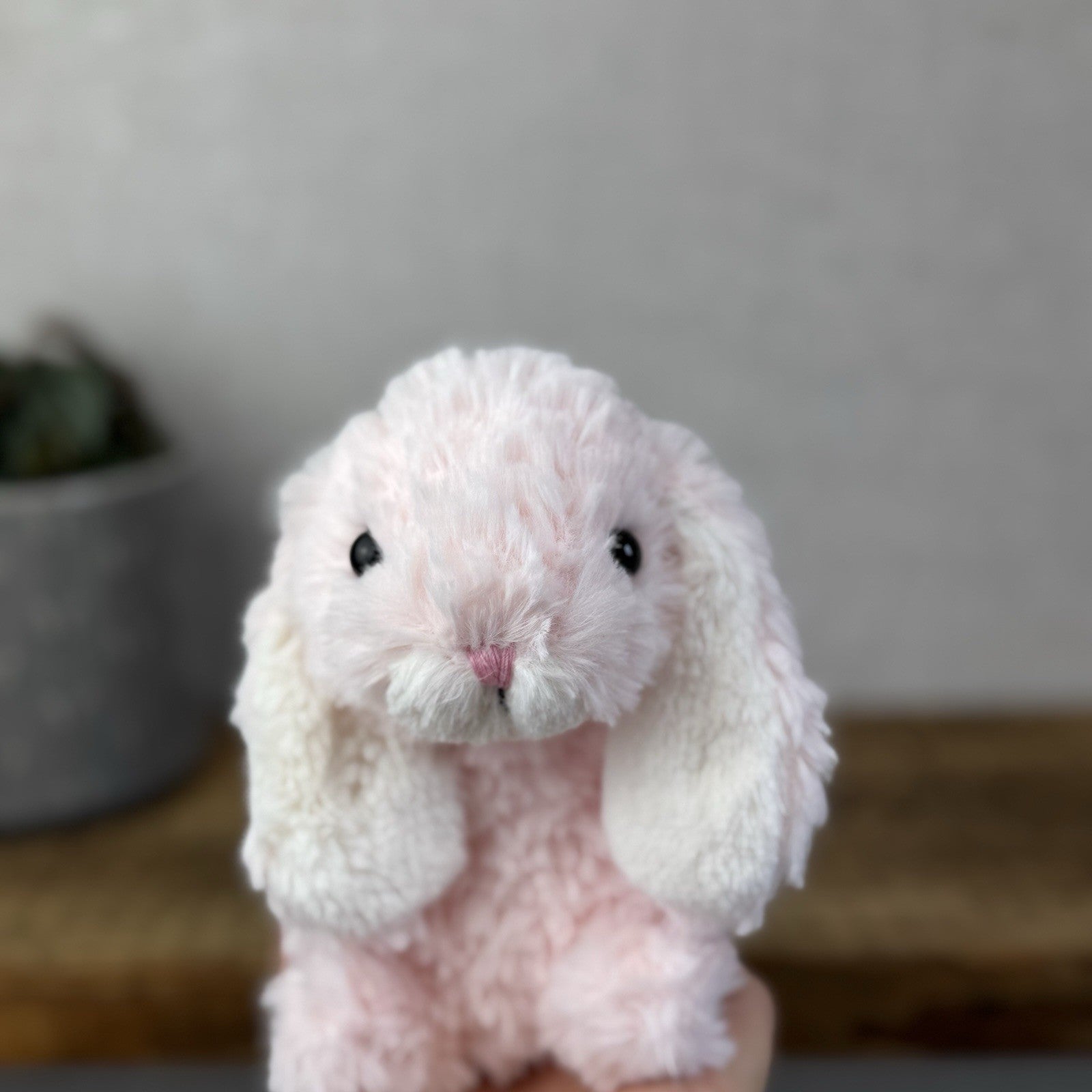 Jellycat Yummy Bunny Baby PinkBunny Rabbit - Mini Light Pink Rabbit Retired 5”