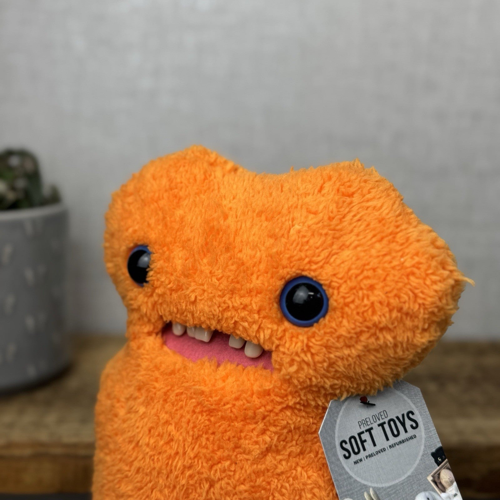 Fuggler Gaptooth McGoo Orange Soft Fluffy Fuggler Snuggler (No Pants)