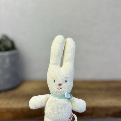 Maileg Baby Bunny Rattle - New With Tags Retired Soft Toy Rare 6"
