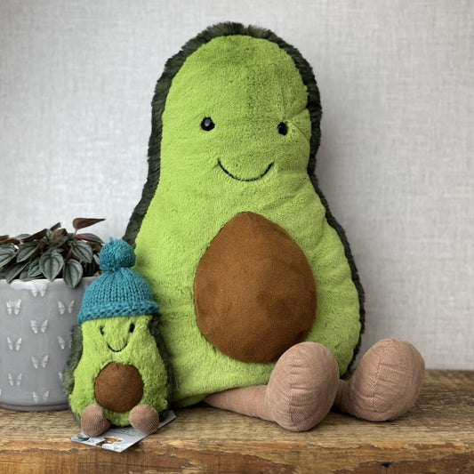 Jellycat Huge Amuseable Avocado - Huge Avocado Soft Toy Beanie Plush Retired 18”