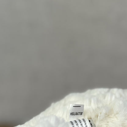 Jellycat Medium Fuddlewuddle Lamb Beige Face Textured Sheep Beanie 9"