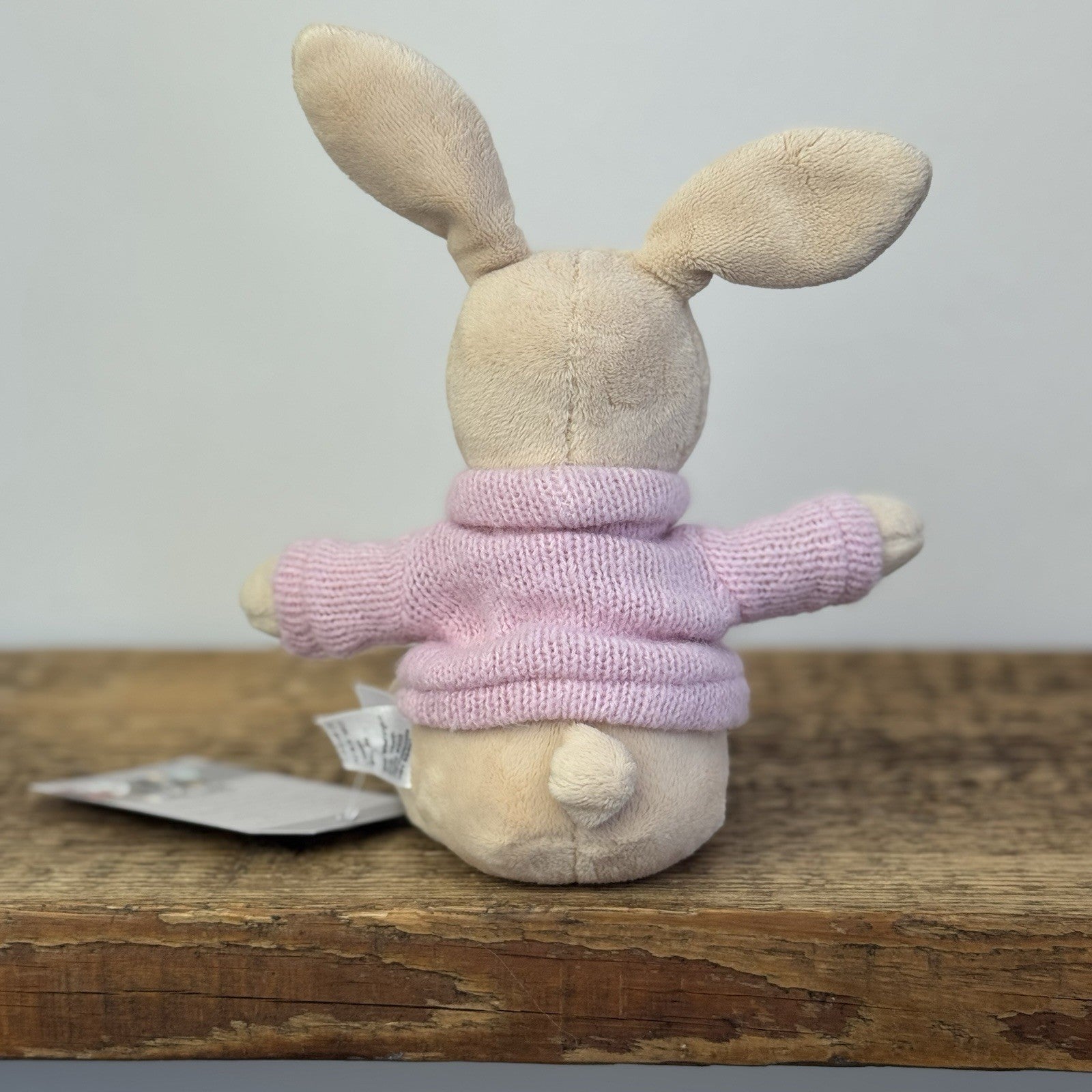 Jellycat Toastie Bunny - Small Bunny In Pink Jumper (Partial Fabric Tag)