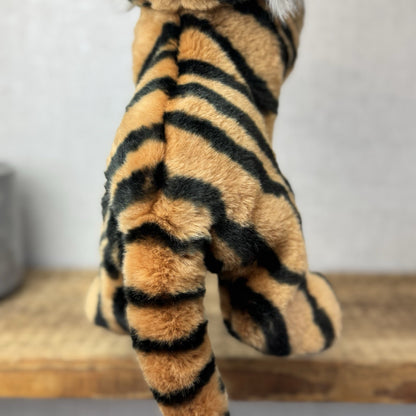 Aurora A&a Vintage Flopsies Tiger Trent - Floppy Heavy Tiger Soft Toy Beanie 12”