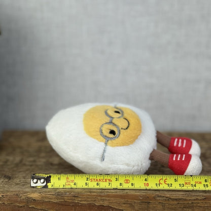 Jellycat Amuseable Geek Egg - Egg In Glasses & Sneakers Soft Toy Mini 5”