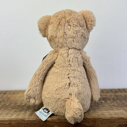 Jellycat Bashful Honey Bear - Medium Bashful Bear Light Brown Bear 12"