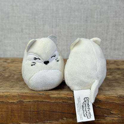 Squishmallow Squishville - Farina The Fox Series 3 White/silver Fox Mini Retired