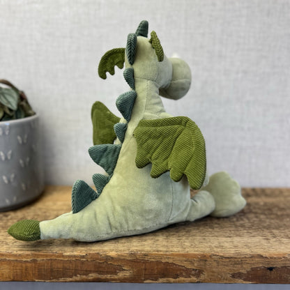Jellycat Dylan Dragon Sensory Toy - Rattle, Sqeaker Soft Toy Retired Dragon Toy
