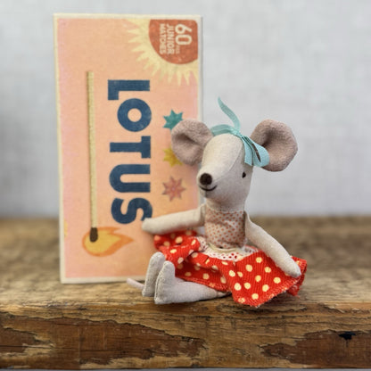 Maileg Big Sister In A Matchbox Retired 2016 - Rare New Without Tags