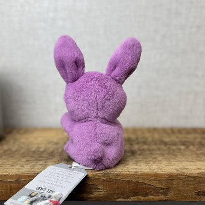Jellycat Sweetsicle Bunny - Tiny Purple Rabbit Plush Beanie New Without Tags 5"
