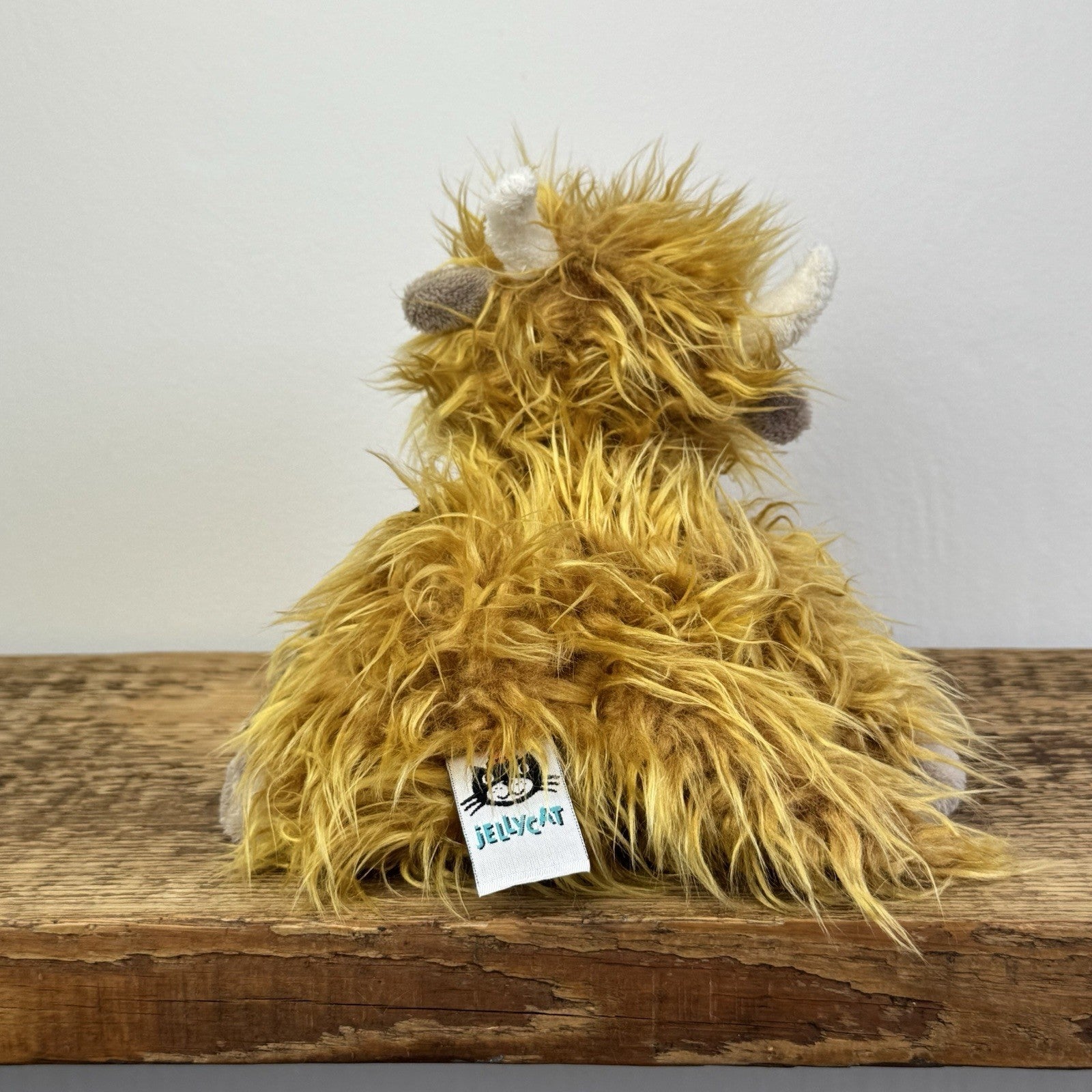 Jellycat Small Truffles Highland Cow - Small Pillow Soft Toy Vintage 7"