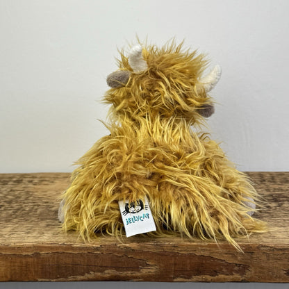 Jellycat Small Truffles Highland Cow - Small Pillow Soft Toy Vintage 7"