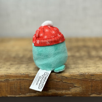 Squishmallow Squishville - Winston Christmas Owl Mini Owl In Hat Christmas