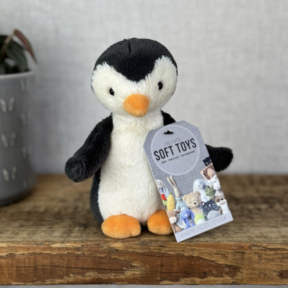 Jellycat Small Bashful Penguin - Small Retired Penguin Grey NWOT 8” (#2)